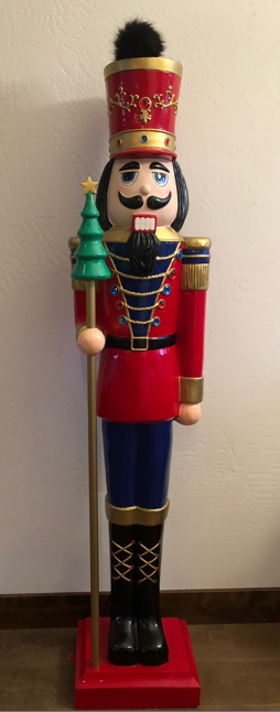 3-6’6” New Nutcracker For Sale  3-6’6” New Nutcracker For Sale As seen on “Hallmark” TV x-mas movies. I’m a retired Disneyland graphic designer and sign painter. They ere repainted to Disney style with quality and very colorful. Made of fiberglass for exterior or interior. You pick 1 or 2, I keep the 3rd one. $850 each or 2 for less money. Richard 714-599-1643 Post Falls